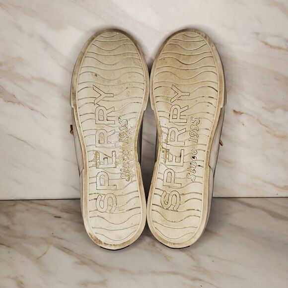 ‎Sperry Topsider Women's Pier View Canvas Grey Sneakers Size 8.5 - Picture 6 of 8